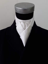 Load image into Gallery viewer, Self Tie Traditional Stock- White Cotton