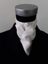 Load image into Gallery viewer, Self Tie Traditional Stock- Ivory Paisley Brocade