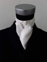 Load image into Gallery viewer, Self Tie Traditional Stock- Ivory Paisley Brocade