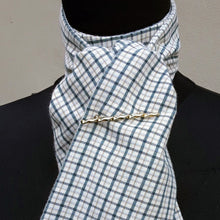 Load image into Gallery viewer, Self Tie Traditional Tattersall Check Stock- Green Check