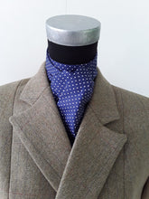 Load image into Gallery viewer, Self Tie Traditional Stock- Navy Pin Dot