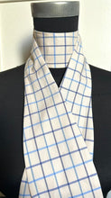 Load image into Gallery viewer, Self Tie Traditional Tattersalls Two Blue Check
