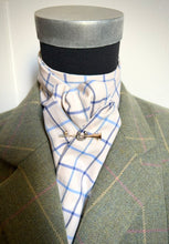 Load image into Gallery viewer, Self Tie Traditional Tattersalls Two Blue Check
