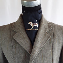 Load image into Gallery viewer, Self Tie Traditional Stock - Navy Hounds
